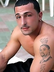 Muscle latin guy Chris Principe jacking off dick, Added: 2012-07-04 by Finest Latin Men