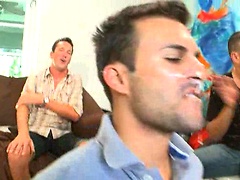 Facial on a party, Added: 2011-09-06 by Sausage Party