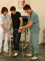 Yuri, Rado and Mirek - midical examination, Added: 2012-07-05 by William Higgins