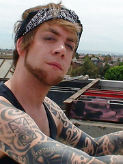 Young Tattooed Emo Punk Sucks His Own Cock, Added: 2013-02-18 by Alternadudes