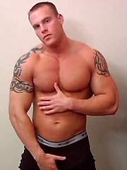 Jay McQuay strokes dick, Added: 2013-07-19 by On The Hunt
