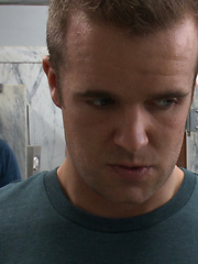 Straight stud gets gang fucked in a crowded cruising bathroom, Added: 2013-09-22 by Bound in Public