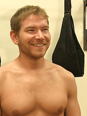 Loudmouth muscle-head gets taken down and gang fucked at a boxing gym, Added: 2013-09-22 by Bound in Public