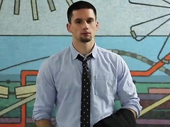 Two boys kissing, Added: 2013-10-28 by Cocky Boys