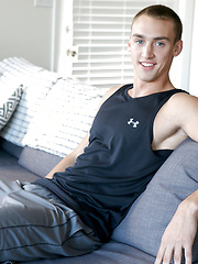 Fit College Jock Ben Wilson JERKS His COCK, Added: 2016-12-01 by HuzzBearz